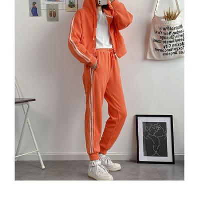 China QUICK DRY Casual Two Piece Autumn Sets Women's Hoodie Sweatpants Sets Female Sportswear Tracksuit Set for sale