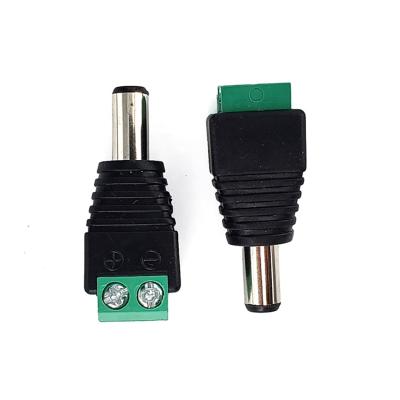 China Black Surveillance Equipment Hot Sale Male DC Connector Use For Surveillance Equipment for sale