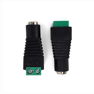 China 2021 Hot Surveillance Equipment Mockups Black DC Female Connector Use For Transmiting Audio And Video Signals for sale