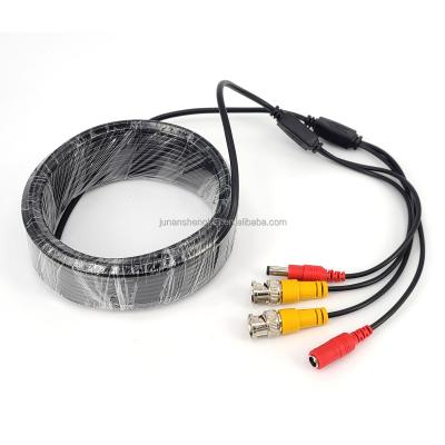 China Multimedia 25 Meters CCTV Camera DC Video 2 In 1 Cable For AHD DVR Security System for sale