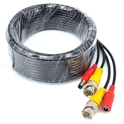 China Multimedia 20 Meters BNC Plug And DC Plug 2 In 1 Cable For Hd Camara And CCTV DVR System for sale