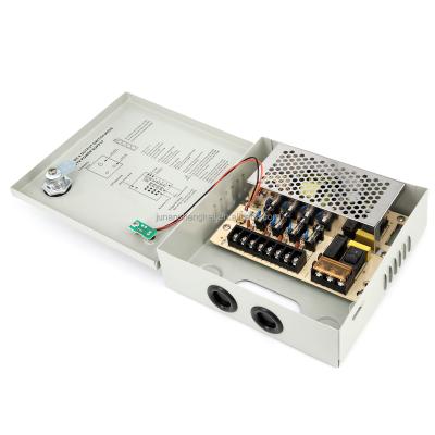 China High Quality CCTV Power Box 12V 5A 4CH Accessories Power Supply Switch Box For CCTV System 12V 5A 4CH for sale