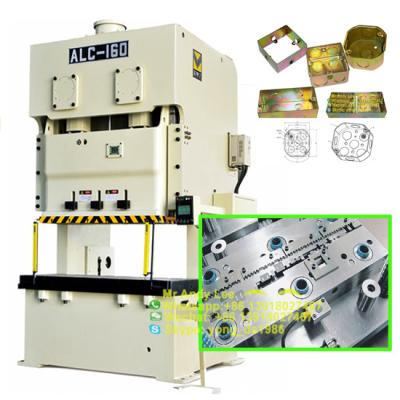 China Factory Double Point Crank C Frame Power Press and Stamping Mold for Terminal Box Electric Socket Whole Production Line for sale