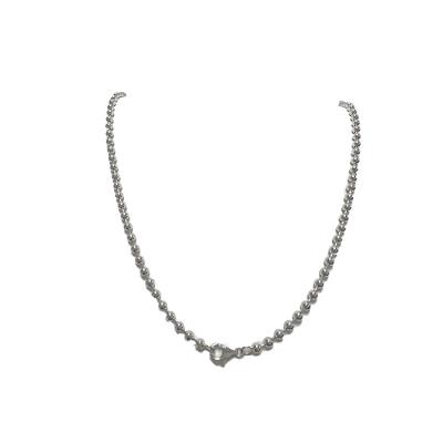 China Other Mens Cuban Link Chain Necklaces 925 Sterling Silver Women Chain Necklace for sale