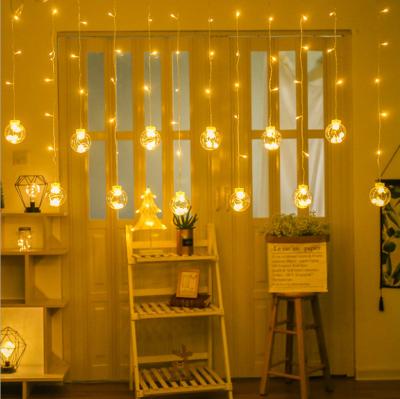 China Festival Decoration Sale Battery Outdoor Christmas Curtain Hanging Light Led Ramadan Light Decoration for sale