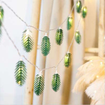 China Festival Decoration Wholesale LED Party Light Bamboo Pine Needle Lighting Decoration String Light for sale