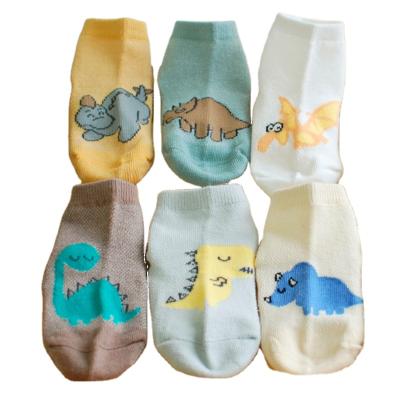 China Viable High Quality Funny Dinosaur Low Price Zhuji Cotton Infant Socks for sale