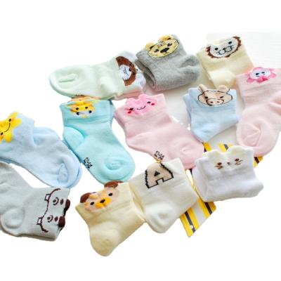 China Viable Patterned Casual Animal Socks For Baby Colorful Kawaii Socks for sale