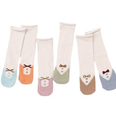 China Best Various Design Baby Kids Viable Fashion Knee Socks High Low Socks for sale