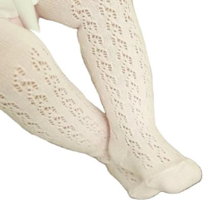 China Cheap White Pink Mesh Baby Kids School Uniform Socks Pantyhose Viable Daily Wearing Net Tights for sale