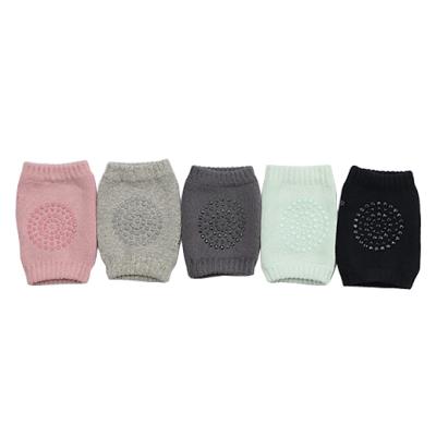 China Factory Supply Customized High Quality Fashionable Knitted Silicon Slip Baby Anti Kids Knee Pads for sale