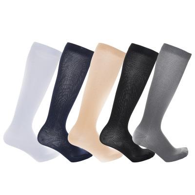 China Long Best Viable Anti Varicose Veins Unisex Barreled Compression Socks For Women And Men Compression Stockings for sale