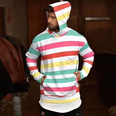 China Breathable Autumn Plus Size Clothing Men Loose Sublimation Printed Hoodies Autumn And Winter Coat for sale