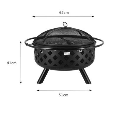 China Boilermaker Indoor and Outdoor Grill Supplies Industrial Wrought Iron Camping Picnic Grill Charcoal Stove Picnic Grill for sale