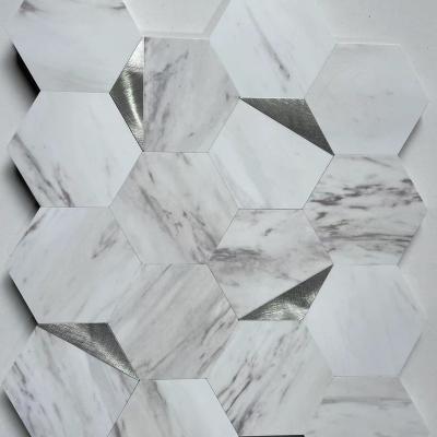 China Modern Marble Mosaic Floor for sale