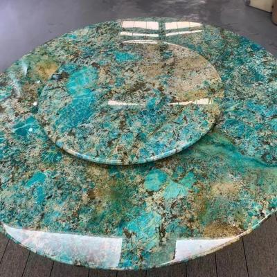 China Modern Amazon Green Marble Countertops for sale