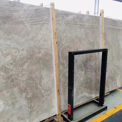 China Modern White Wooden Marble Slab Cross Cut for sale