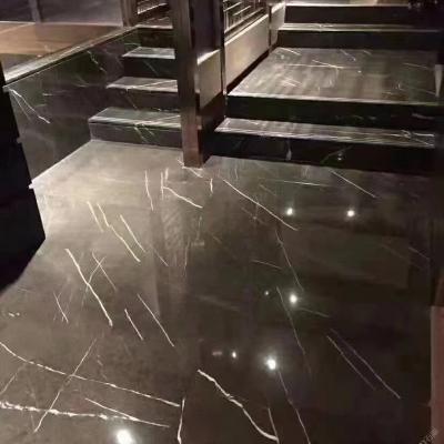 China Modern Gray Veins Marble White Gray Marquina Price Pietra Flooring Lobby Marble for sale