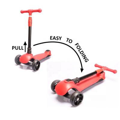 China 22.2V LITTHIUM BATTERY 3 Wheels Electric Folding Adjustable Kids Kick Scooters Electric Kids Electric Scooters for sale