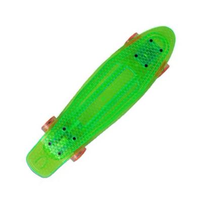 China Youth Skateboard Deck Overboard Skateboard Custom Skateboard Decks With LED Light USB Charging for sale