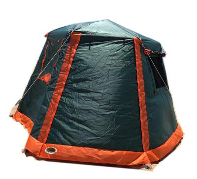 China Double Layer 5 Person Automatic Camouflage/Field Game Door Two Door Tent With Hydraulic Pressure Support For Outdoor Camping for sale