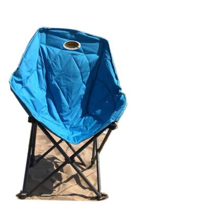 China Easy-carry classic giant folding camping chair with foldable cooler bag for outdoor camping chair for sale