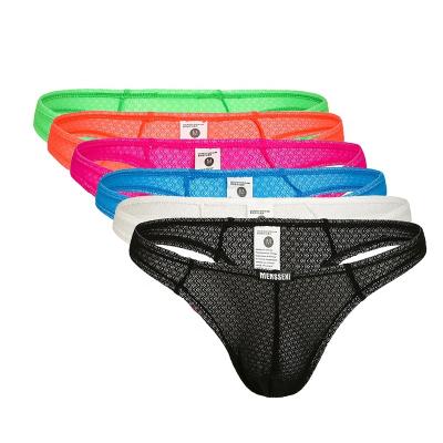 China MENSSEXI Breathable Underwear Lace On Hot Sale Men's Sexy Thongs Low MOQ 882 for sale