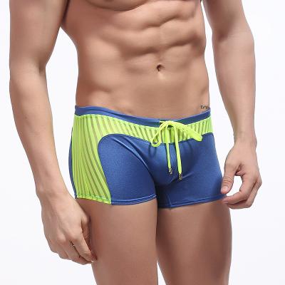 China Wangjiang WJ size beachwear smooth nylon quick-drying teenager swim trunks sexy plus size men's swimwear for sale