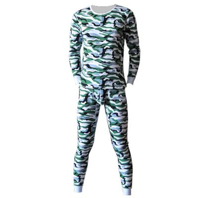 China Winter Brand WangJiang WJ Passionate Long Underwear Men's Thermal Thick Long Johns Underwear Set New Fashion Breathable Full Print Fantasy for sale