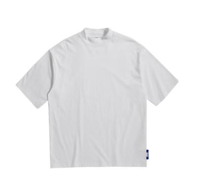 China OEM Wholesale Custom White Anti-pilling Drop Shoulder100% Cotton T-shirt Men All Size T-shirts for sale