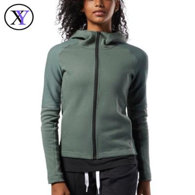 China OEM Service Custom Cheap Anti-pilling Casual Blank Hoodie Zipper Women for sale