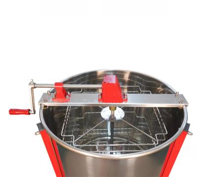 China Extract Bee Manual Honey Extractor Motor 4 Frames Beekeeping Stainless Steel Material Honey Machine for sale