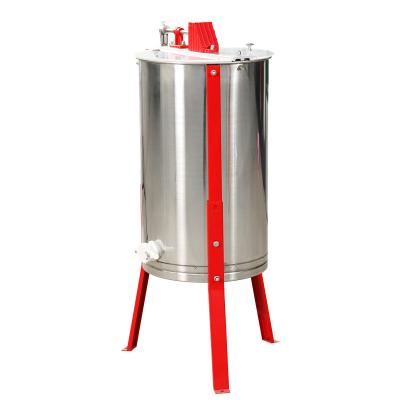 China Manual Farms Honey Extractor Machine 2 Frames Motor Beekeeping Stainless Steel Material for sale