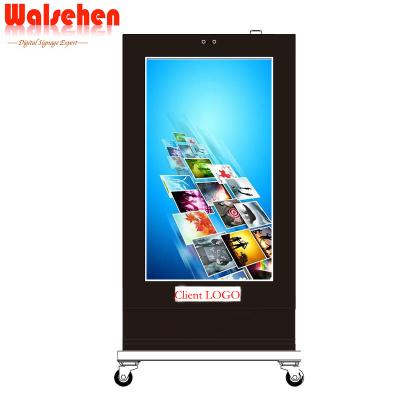 China Outdoor Outdoor LCD Advertising Digital Signage Player With Movable Scroll for sale