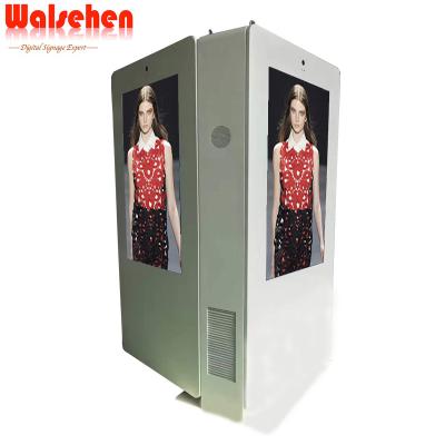 China Outdoor Outdoor LCD Advertising Display Digital Signage With Double Sided Screen for sale