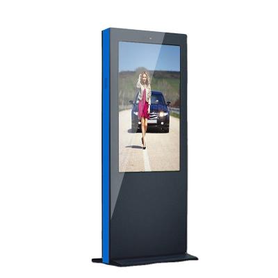 China 43 inch outdoor outdoor POS LCD advertising display digital signage poster kiosk with touch screen for sale