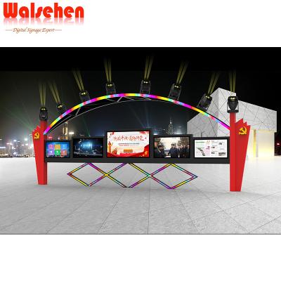 China Outdoor Electric LCD Bulletin Board Digital Display For Public Square Plaza Park Advertising Exhibition Billboard for sale