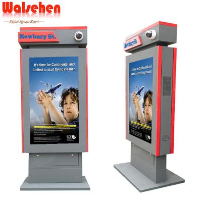 China Outdoor Outdoor LCD Advertising Display Digital Signage For Bus Stop Advertising for sale