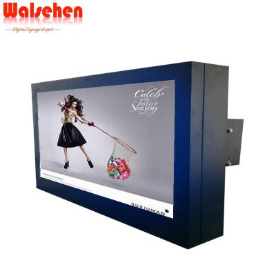 China Outdoor Wall Mounted WIFI 4G Digital Signage LCD Display With LED Backlight for sale