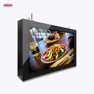 China Outdoor Outdoor Waterproof Wall Mount Include 32inch LCD Advertising Display Digital Signage Player Totem Kiosk for sale