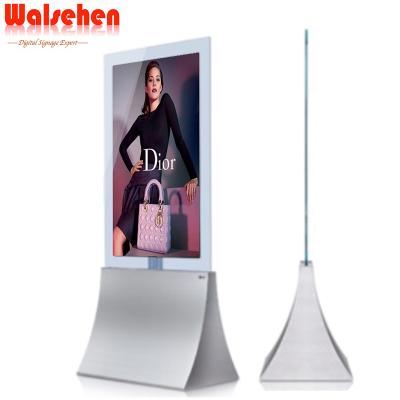 China QLED Outdoor Ultra Thin Double Sided Free Standing Advertising Display for sale