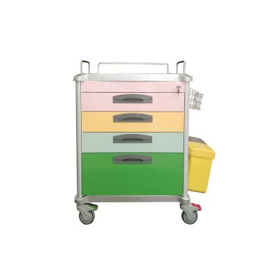 China Best medicine storage and transport solution wholesale price custom emergency trolley for hospital medical equipment from medical trolley for sale