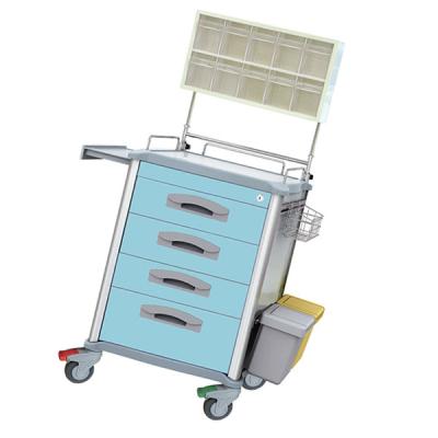 China Best quality hot sale hospital manufacture china medicine storage and transport solution trolley price hospital ABS trolley medical trolley medical trolley for sale