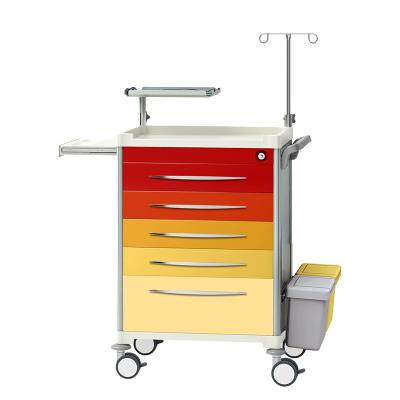 China Best custom medicine storage and transport solution wholesale price ABS medical equipment trolley drug trolley treatment cart for sale