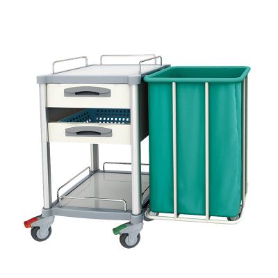 China Best Medicine Storage And Transport Solution Household Trolley Trolley Medical Used Laundry Cart for sale