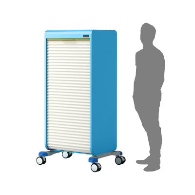 China (Other) Adjustable Medical Storage System Cabinet Trolley Modulate With Shutter Door for sale