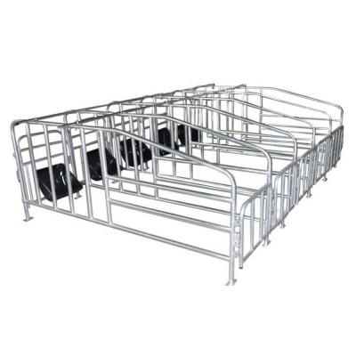 China Farms Galvanized Pig Cages With Slatted Floor For Sow Gestation for sale