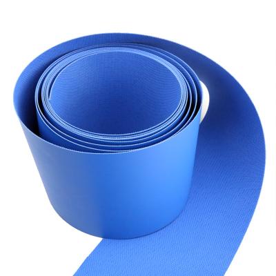 China Fire Resistant Blue Color PU Conveyor Belt With Baffle For Food Industry for sale