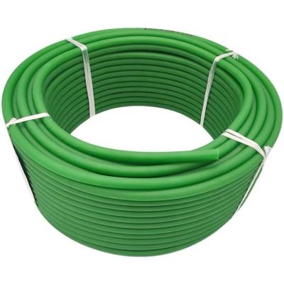 China Oil Resistant Polyurethane Round Belt Drive Belt Drive Transmission PU Rough Green Round Belt for sale