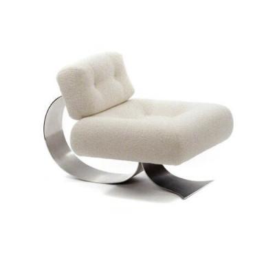 China High Quality Fabric Sofa Chair For Living Room Simple Stainless Steel (Other) Minimalist Modern Luxury Home Furniture Light Adjustable for sale